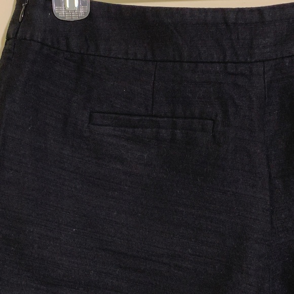 J. Crew Black Shorts Sz 6 Pleated Front Pockets - Picture 4 of 6